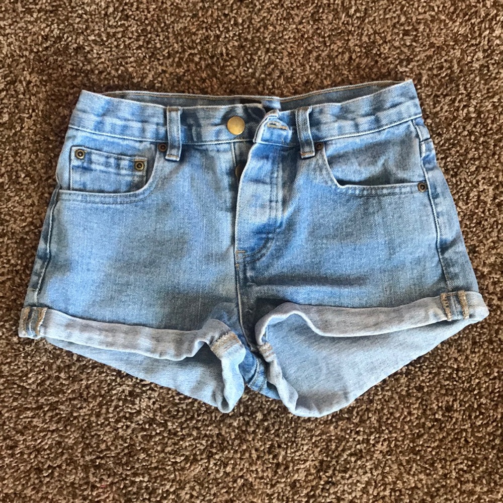 High wasted Jean short